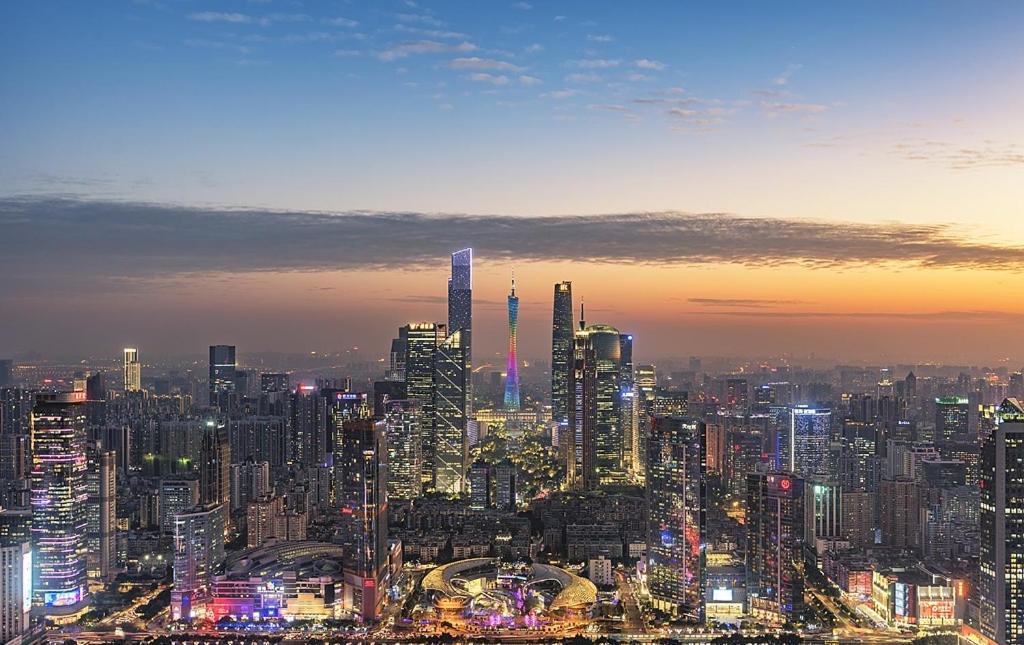 Yun Jin City View Hotel - Guangzhou Taikoo Hui Zhujiang New Town Tianhe Sports Center מראה חיצוני תמונה